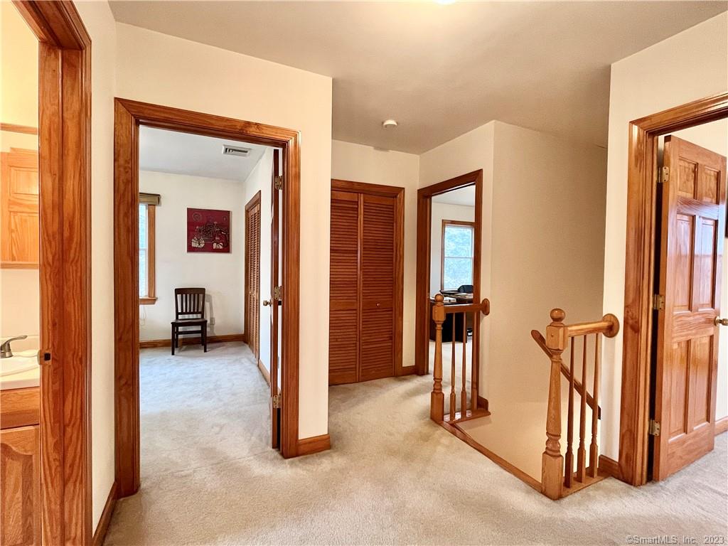 2nd floor landing - 8.5 ft ceiling throughout. 7 Cora Lane, Wilton CT For Sale