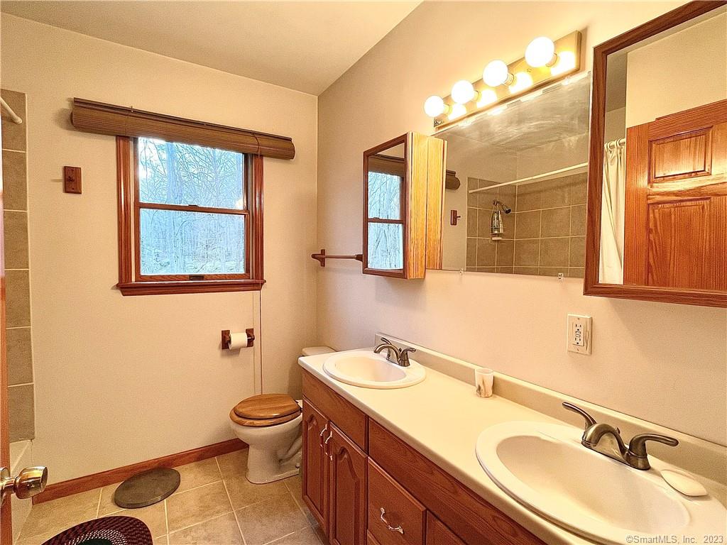 Double Sink bathroom. 7 Cora Lane, Wilton CT For Sale