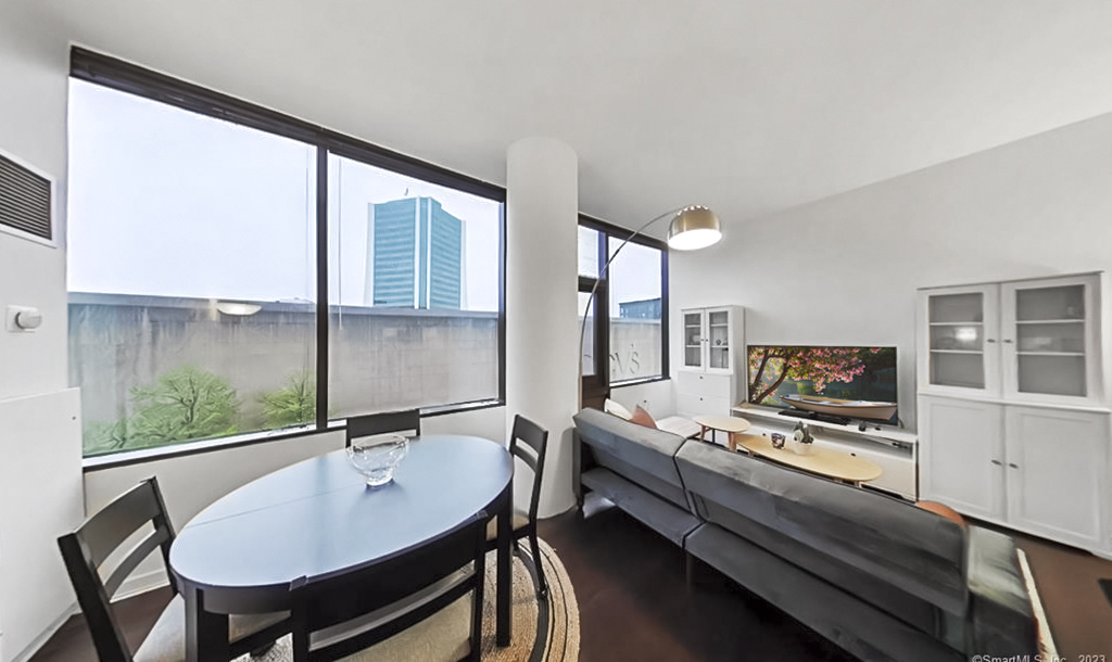 Living Room - bright & airy with south facing tall windows