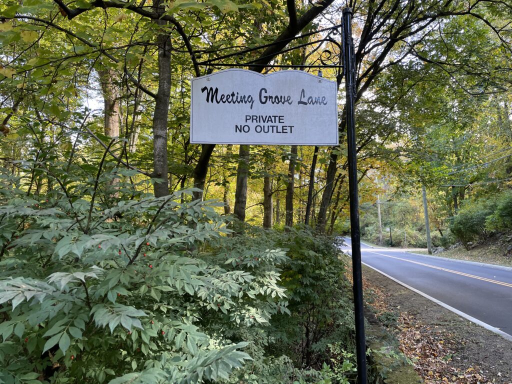 Meeting Grove Lane, Norwalk, CT Private No Outlet