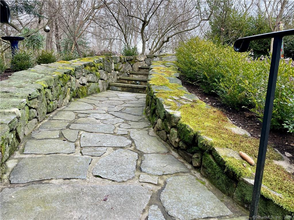 Stone walls, and slated walk path 58 Old Rock Ln, Norwalk, CT 06850