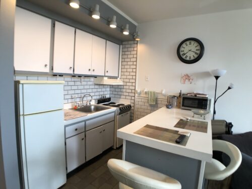 Kitchen view Studio For Rent 94 Washington St Unit 17 South Norwalk CT