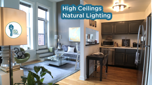 High ceilings natural lighting